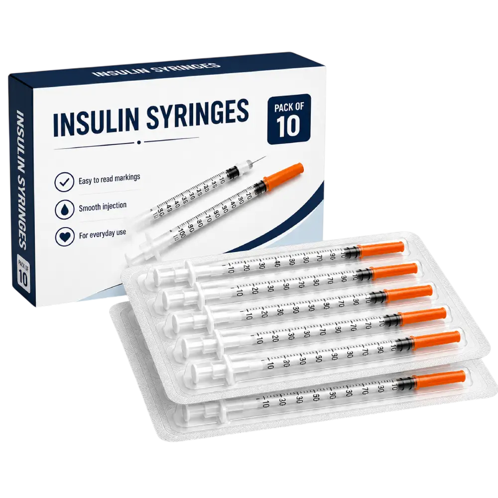 Insulin Syringes (Pack of 10)